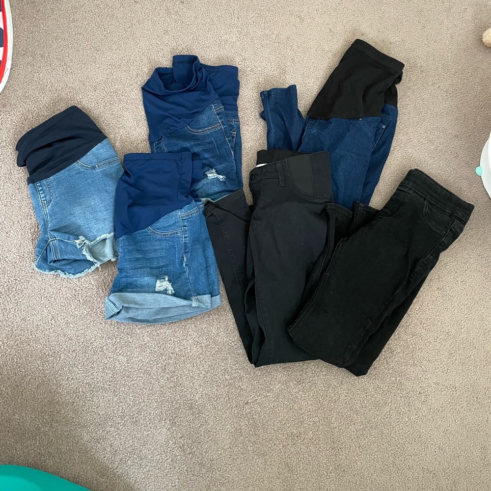 MATERNITY JEANS AND SHORTS
